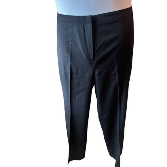 Tesori Size 12 Black 100% Wool Pants 31” Inseam Excellent Condition - Picture 2 of 9